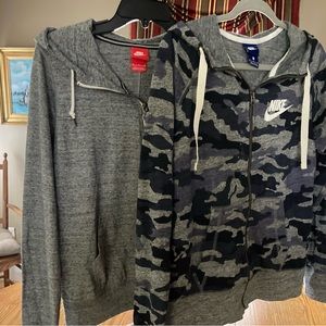 2 Nike Woman’s Lightweight Hoodie Zip Jackets